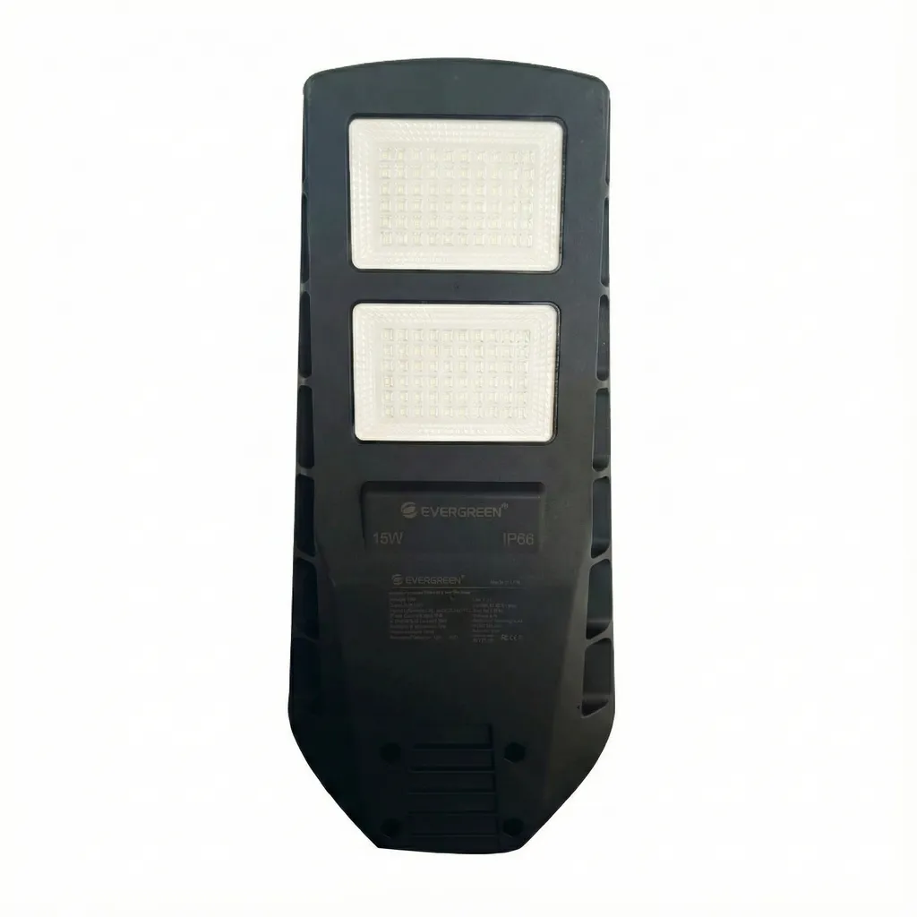 Alumbrado Público Solar – 12W / 1500 Lm / IP66 / 5700K